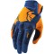 Motokrosové rukavice Thor FLOW NAVY ORANGE GLOVES 2017