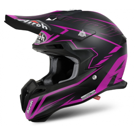 Motokrosová helma AIROH TERMINATOR 2.1S SLIM černá/fialová 2017