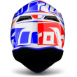 Motokrosová helma AIROH TERMINATOR 2.1S CLEFT bílá/modrá/oranžová 2017