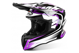 Motokrosová helma AIROH TWIST MIX fialová/černá/bílá 2017