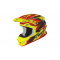 Motokrosová přilba Cassida-ČR Cross Pro (ČERVENÁ/ŽLUTÁ FLUO/ČERNÁ)