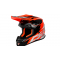Motokrosová MX přilba Cassida-ČR, Cross Cup Two (Oranžová fluo/bílá/šedá/černá)