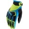 Motokrosové rukavice Thor SPECTRUM GREEN/BLACK/BLUE GLOVES 2018