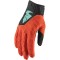 Motokrosové rukavice Thor REBOUND RED ORANGE/BLACK GLOVES 2019