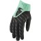 Motokrosové rukavice Thor REBOUND BLACK/MINT GLOVES 2019