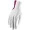 Motokrosové rukavice Thor AGILE WHITE/MAROON GLOVES 2019