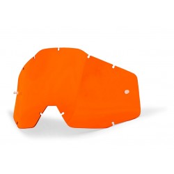 Oranžové sklo Anti fog do brýlí 100%