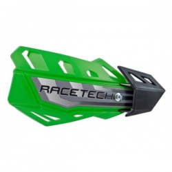 Chránič páček RACETECH FLX cross/enduro zelené kryty páček