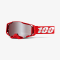 Motokrosové brýle 100% ARMEGA War Red HiPER® Silver Mirror se zrcadlovým sklem 2020