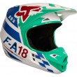 Motokrosová helma Fox Racing V1 Falcon navy/white 2017