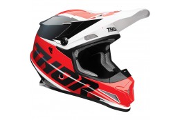 Motokrosová helma Thor S21 SECTOR FADER RED/BLACK HELMET 2021