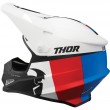 Motokrosová helma Thor S21 SECTOR RACR WHITE/RED/BLUE HELMET 2021