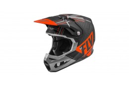 Motokrosová helma FORMULA VECTOR , FLY RACING - USA (matná/oranžová/šedá/černá) + Brýle zdarma