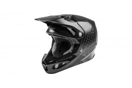 Motokrosová helma FORMULA SOLID , FLY RACING - USA (černá leská) + Brýle zdarma