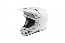 Motokrosová helma FORMULA SOLID , FLY RACING - USA (bílá leská) + Brýle zdarma