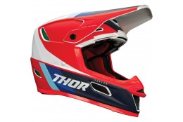 Motokrosová helma Thor REFLEX APEX RED/WHITE/BLUE MIPS HELMET 2021