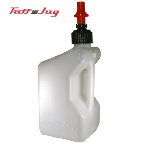 Kanystr na benzín TUFF JUG Utility Can Ripper Cap 20l bílý motoc