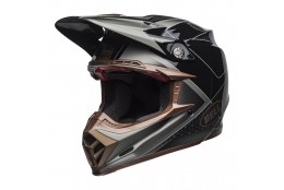 Motokrosová helma Bell Moto-9 Flex HOUND BLACK/BRONZE Carbon 2019