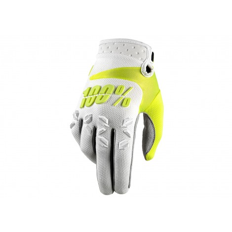 Motokrosové rukavice 100%  Airmatic bílé MX/Bike
