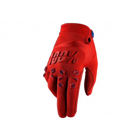 Motokrosové rukavice 100%  Airmatic červené MX/Bike