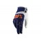 Motokrosové rukavice 100%  Airmatic Navy oranžové MX/Bike