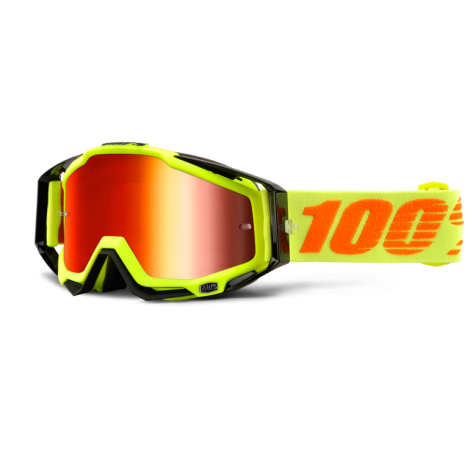 Motokrosové brýle 100% Attack Yellow s čírým sklem 2017