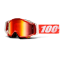 Motokrosové brýle 100% Fire Red s čírým sklem 2017