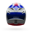 Motokrosová helma Bell Moto-9 Flex Vice Blue/Red Carbon 2017